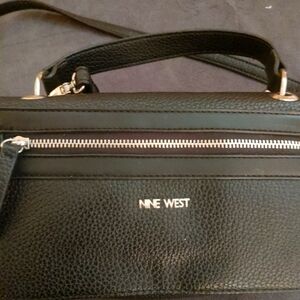 Nine West black leather purse